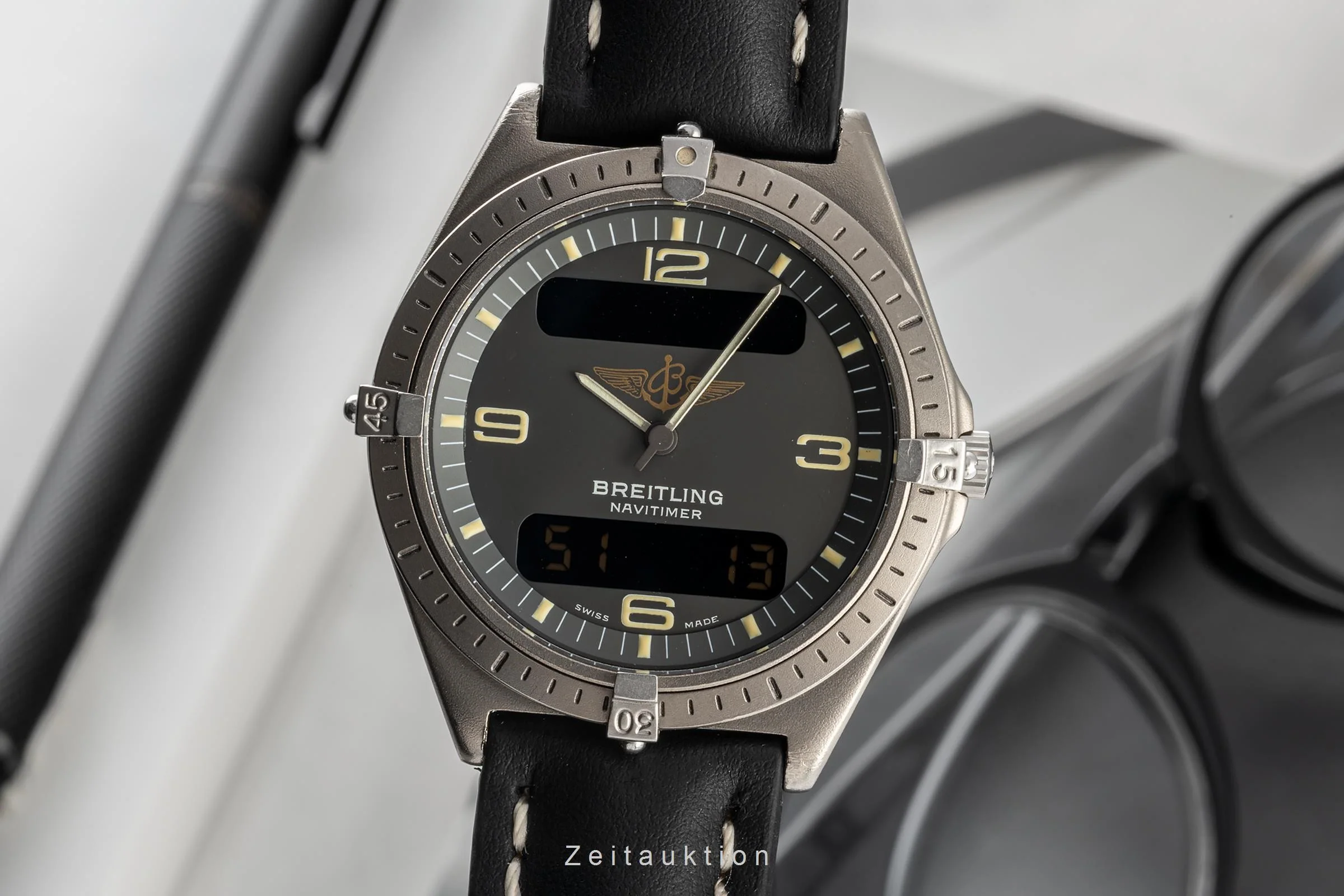 Breitling Aerospace chronograph titanium quartz men's watch 80360 LP: 3400EUR  [2304886]