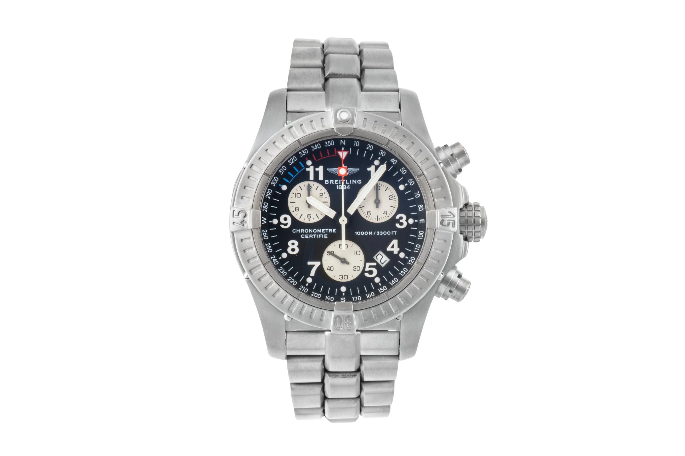Breitling Avenger chronograph titanium quartz men's watch E73360  [2600500]