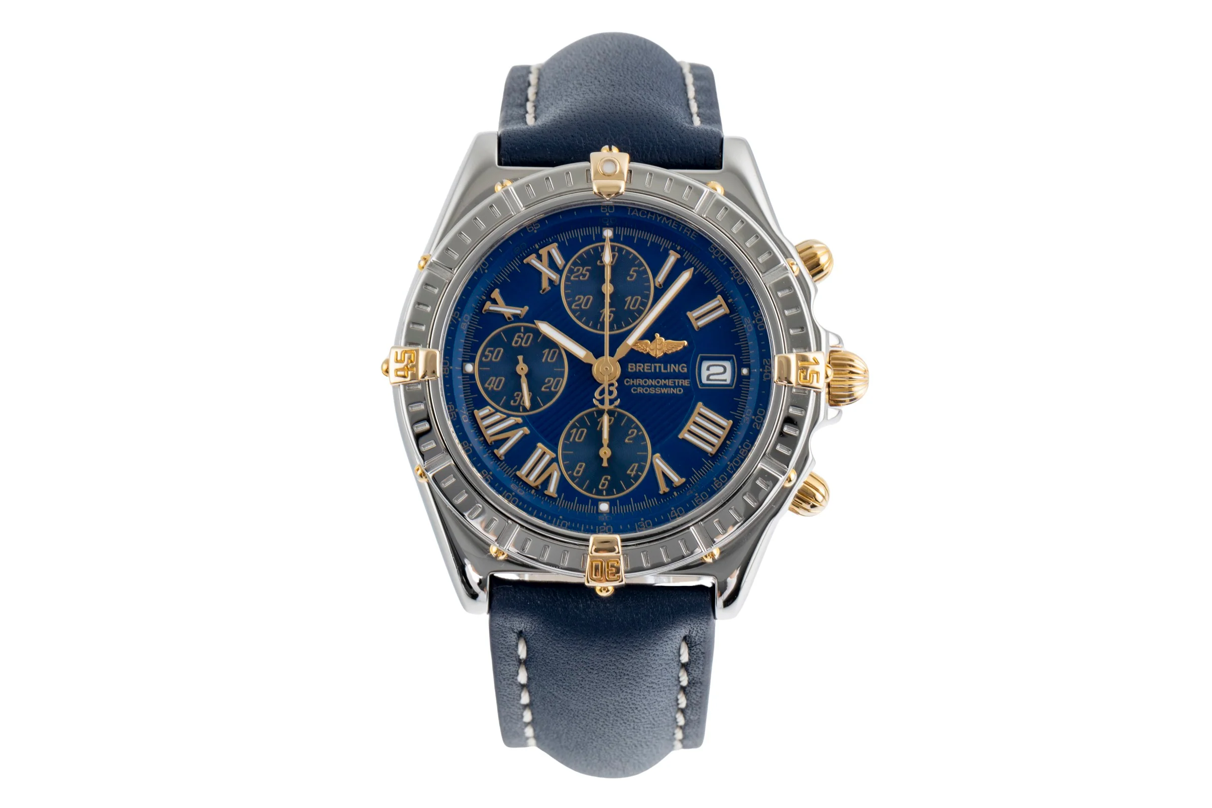 Breitling Crosswind chronograph steel / gold automatic men's watch B13355  [2502653]
