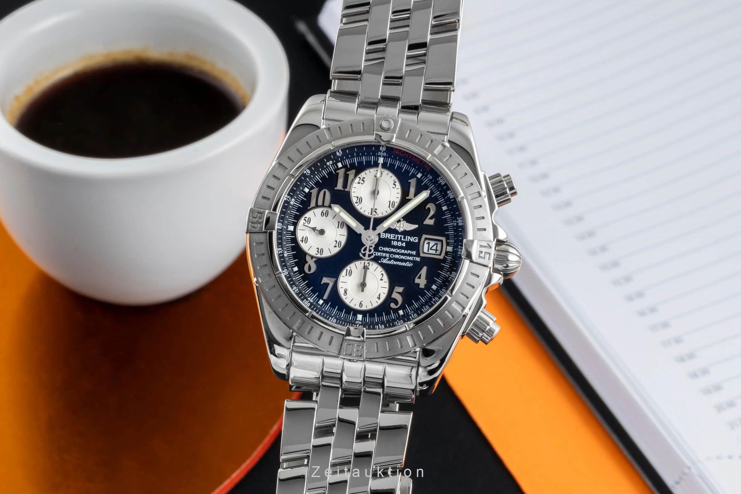 Breitling Evolution chronograph steel automatic men's watch A1335611/B721  [2506976] - Image 2