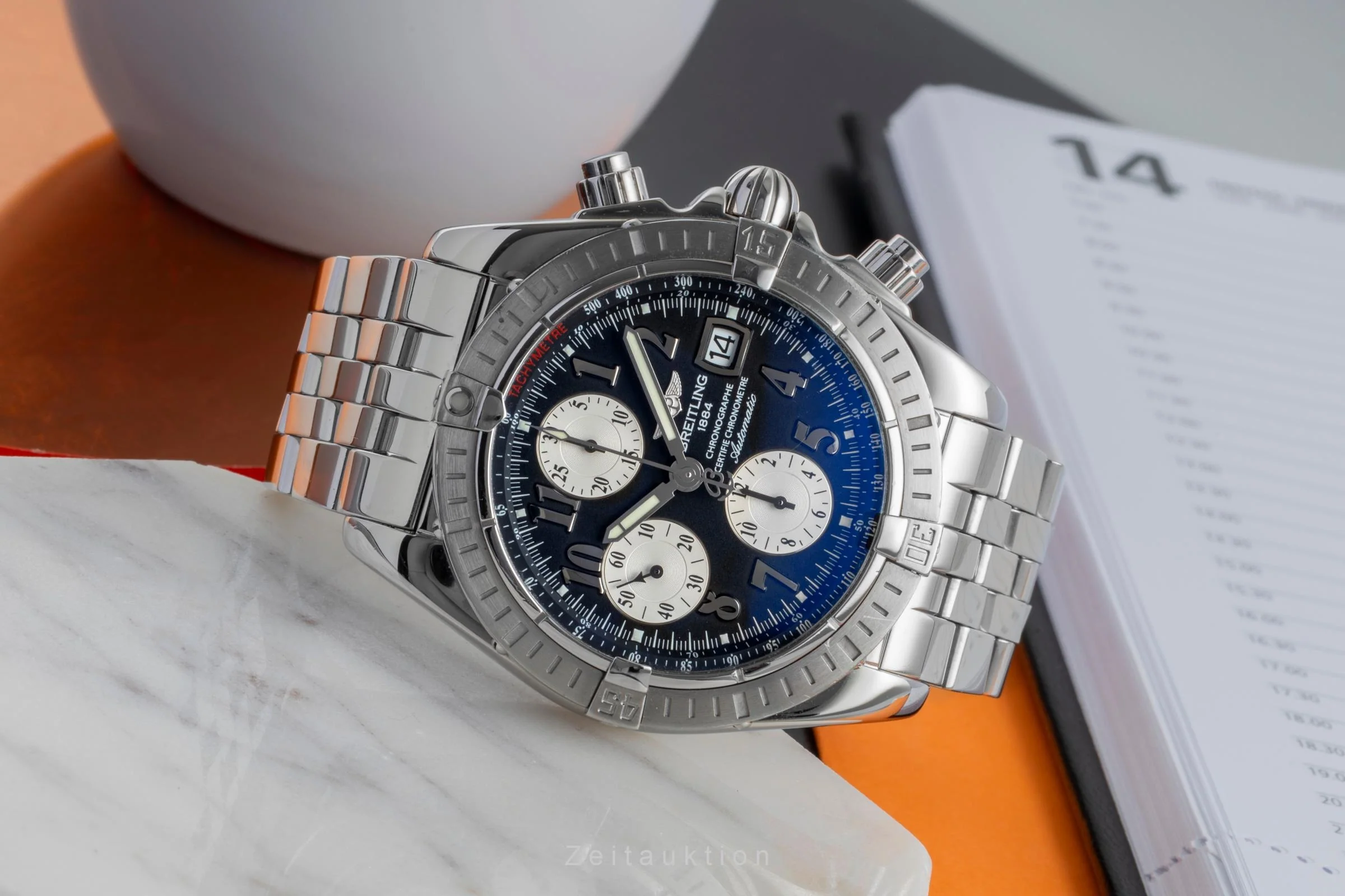 Breitling Evolution chronograph steel automatic men's watch A1335611/B721  [2506976] - Image 3