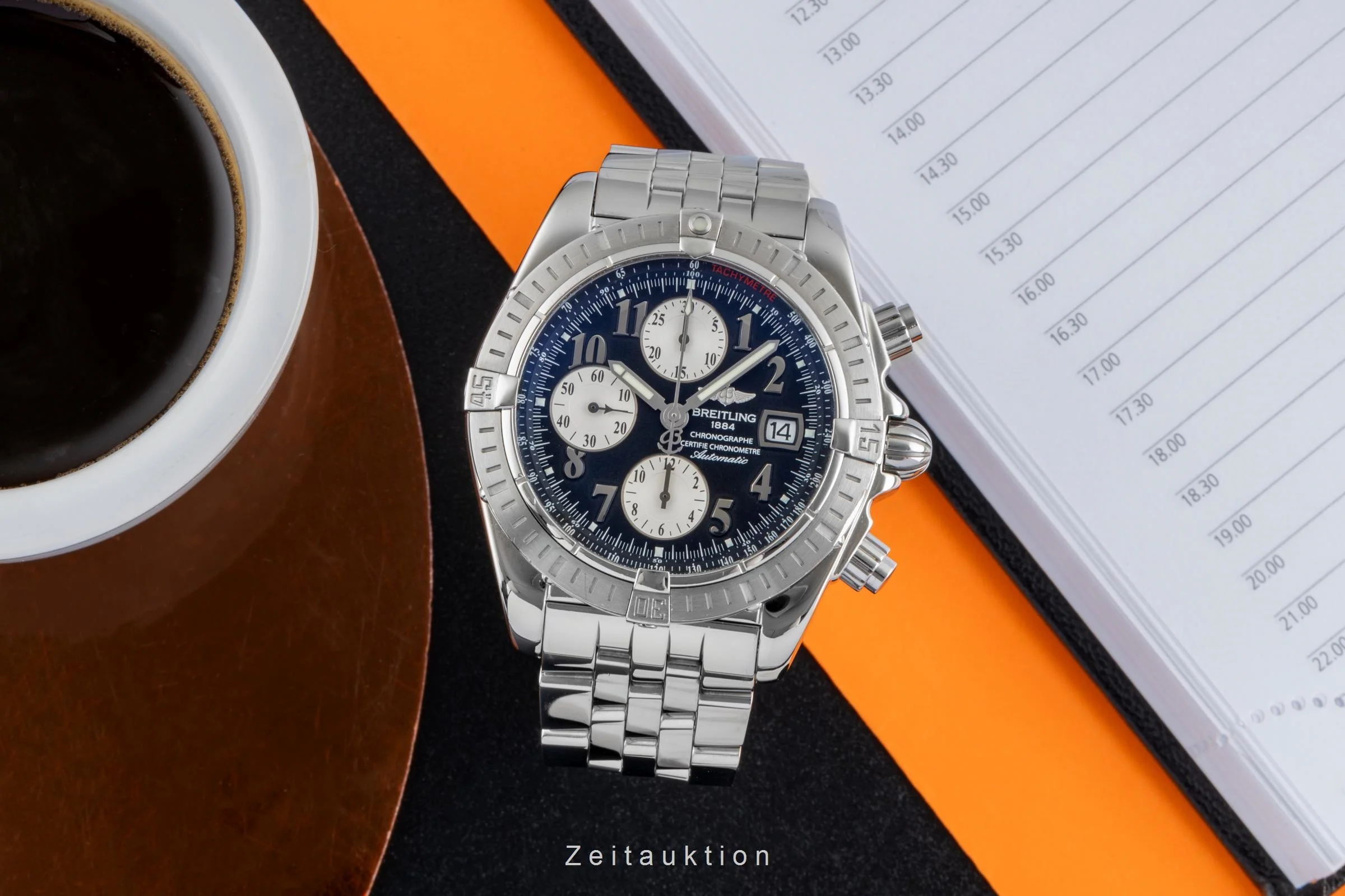 Breitling Evolution chronograph steel automatic men's watch A1335611/B721  [2506976] - Image 4