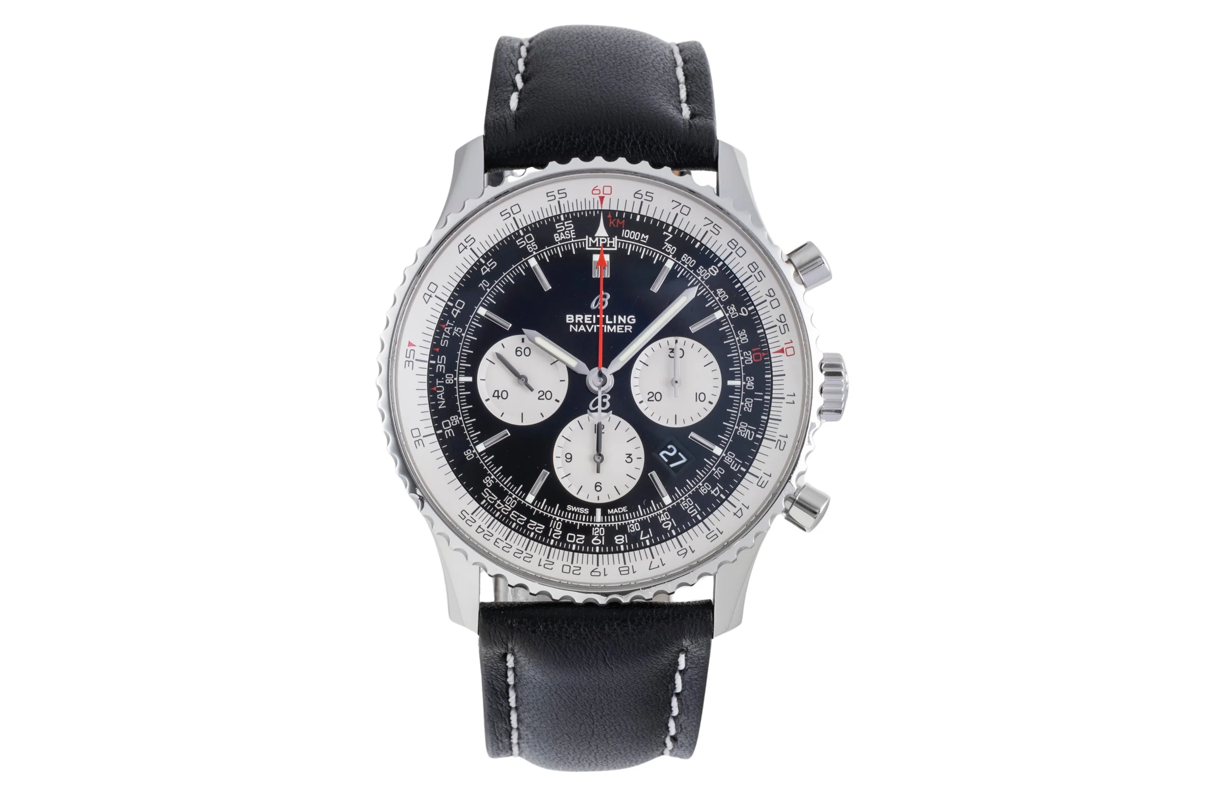 Breitling Navitimer 01 46 chronograph steel automatic men's watch AB0127211B1P1 LP: 9000EUR  [2600165]