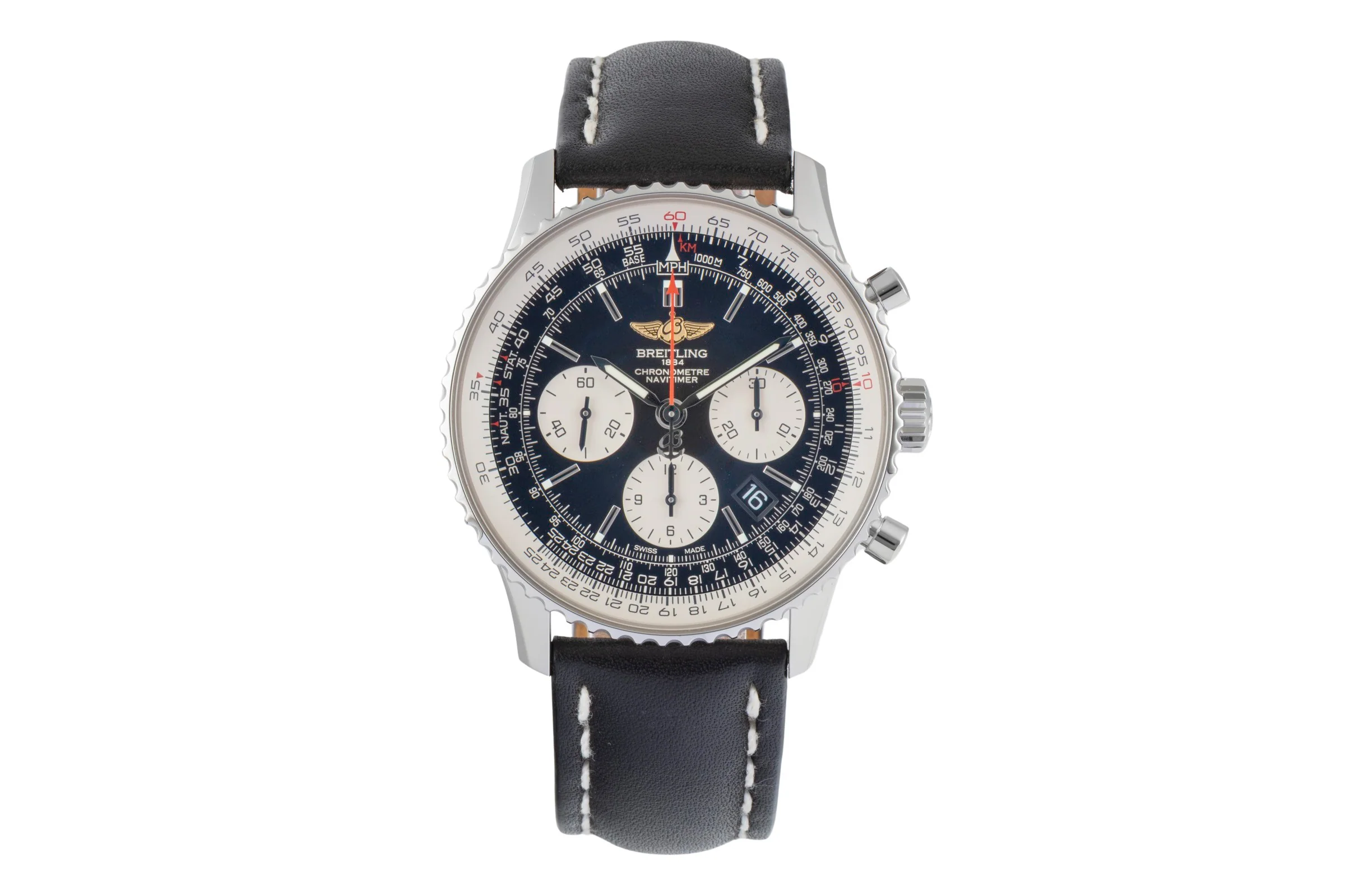 Breitling Navitimer 01 chronograph steel automatic men's watch AB012012/BB01 LP: 9300EUR  [2600131]