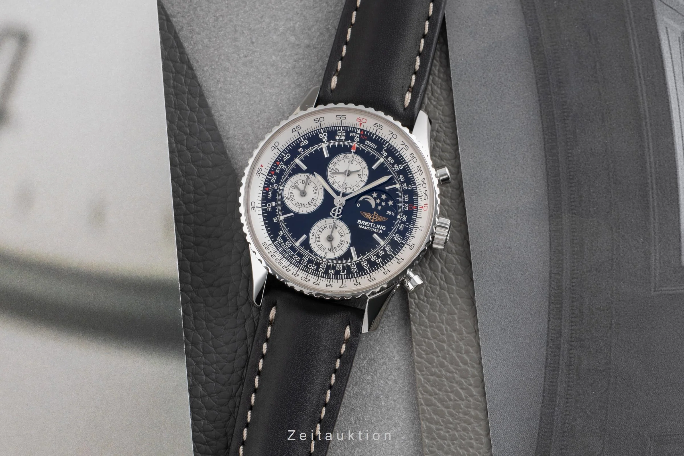 Breitling Navitimer chronograph steel automatic men's watch A19340  [2503936] - Image 4