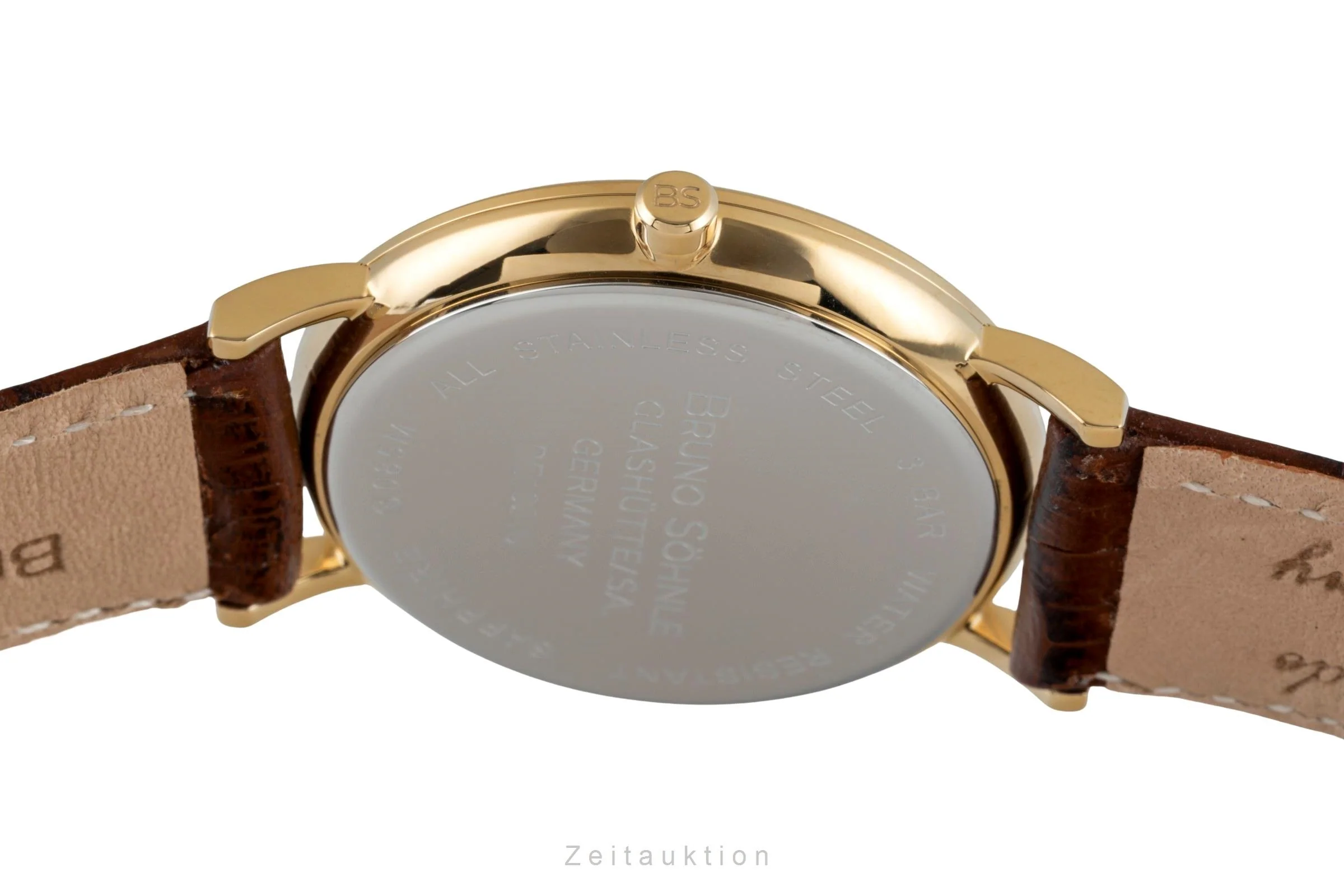 Bruno Söhnle Glashütte Nabucco gilt / steel quartz men's watch 17-33085-921  [2503440] - Image 12