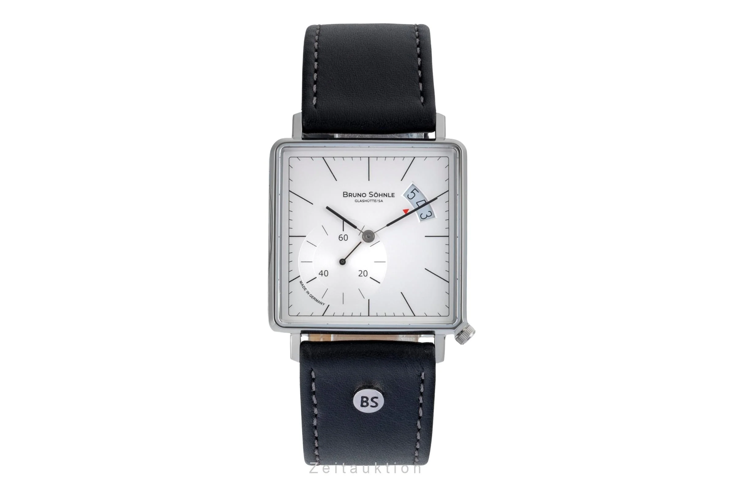Bruno Söhnle Glashütte Rondo III Big steel quartz men's watch 17-13072-243  [2507285] - Image 5