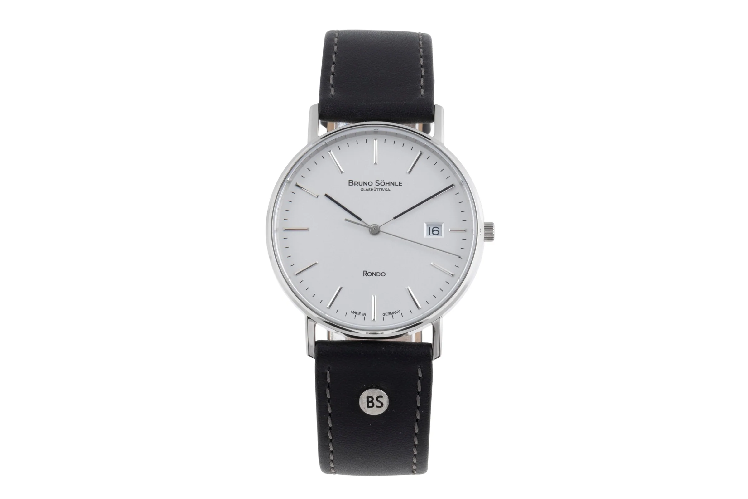 Bruno Söhnle Glashütte Rondo steel quartz men's watch 17-13105-241  [2503433]