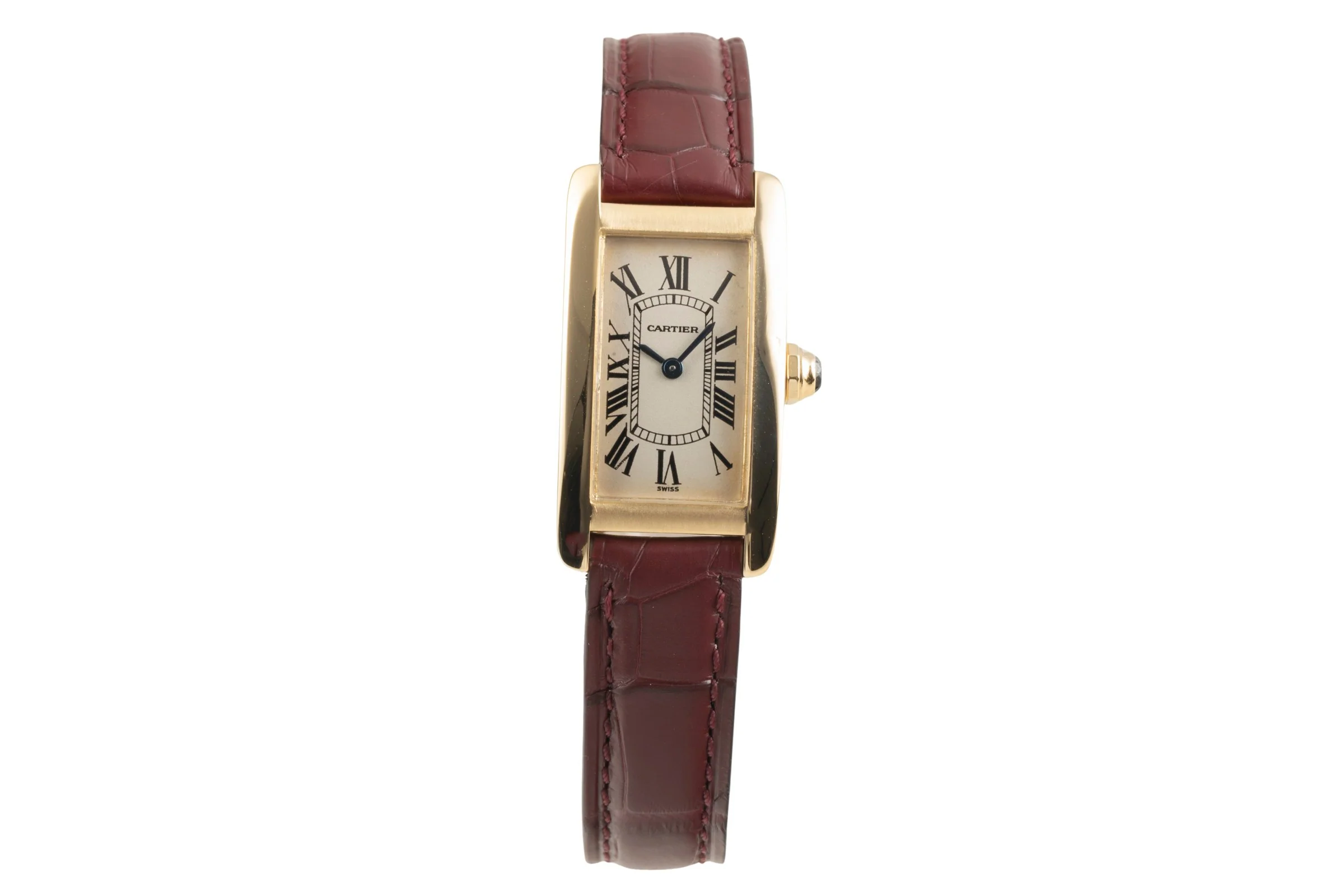 Cartier Tank Américaine 18 ct gold quartz women's watch W2601556, 1710  [2504040]