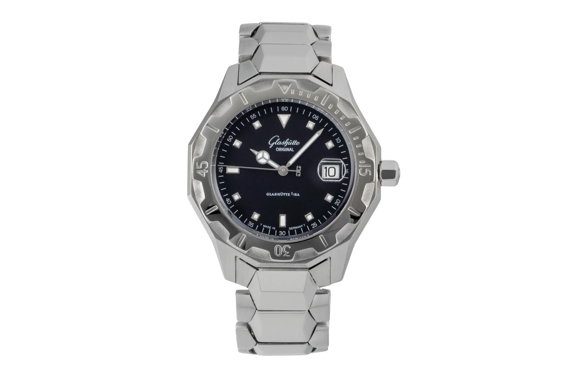Glashütte Sport Evolution  steel automatic men's watch 1-10-33-40-81-04  [2507471]