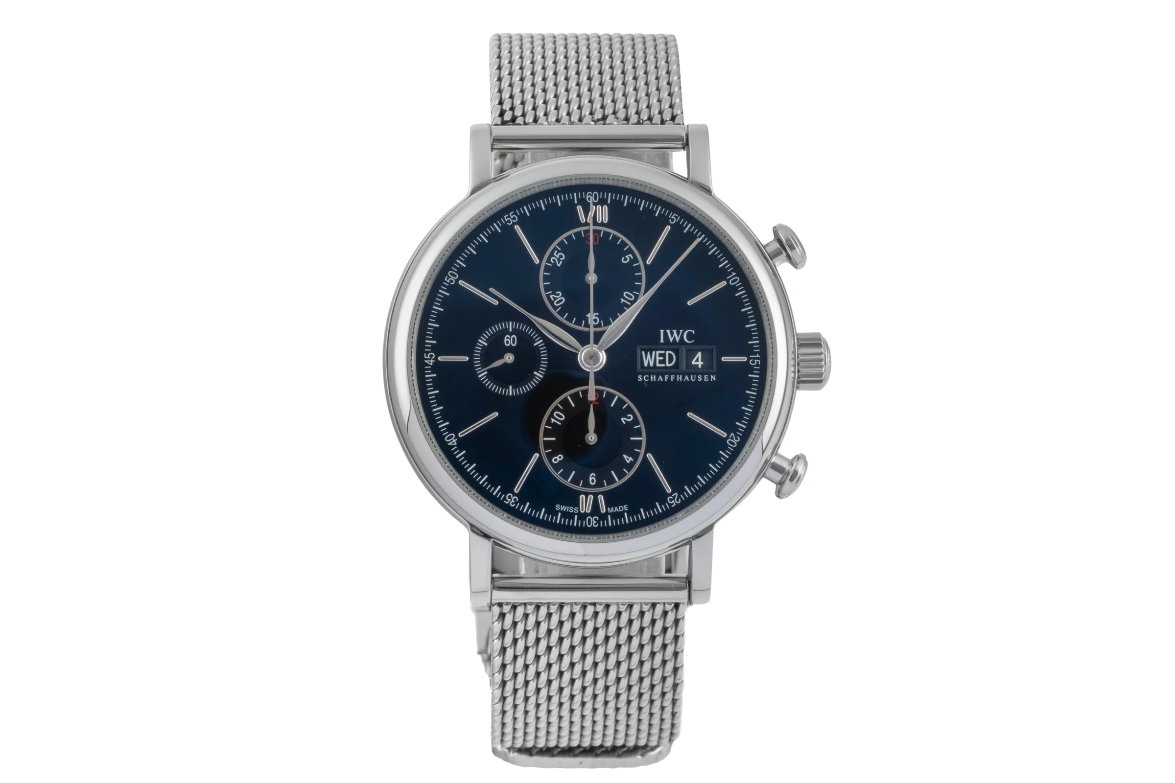 IWC Portofino chronograph steel automatic men's watch IW391006  [2505983]
