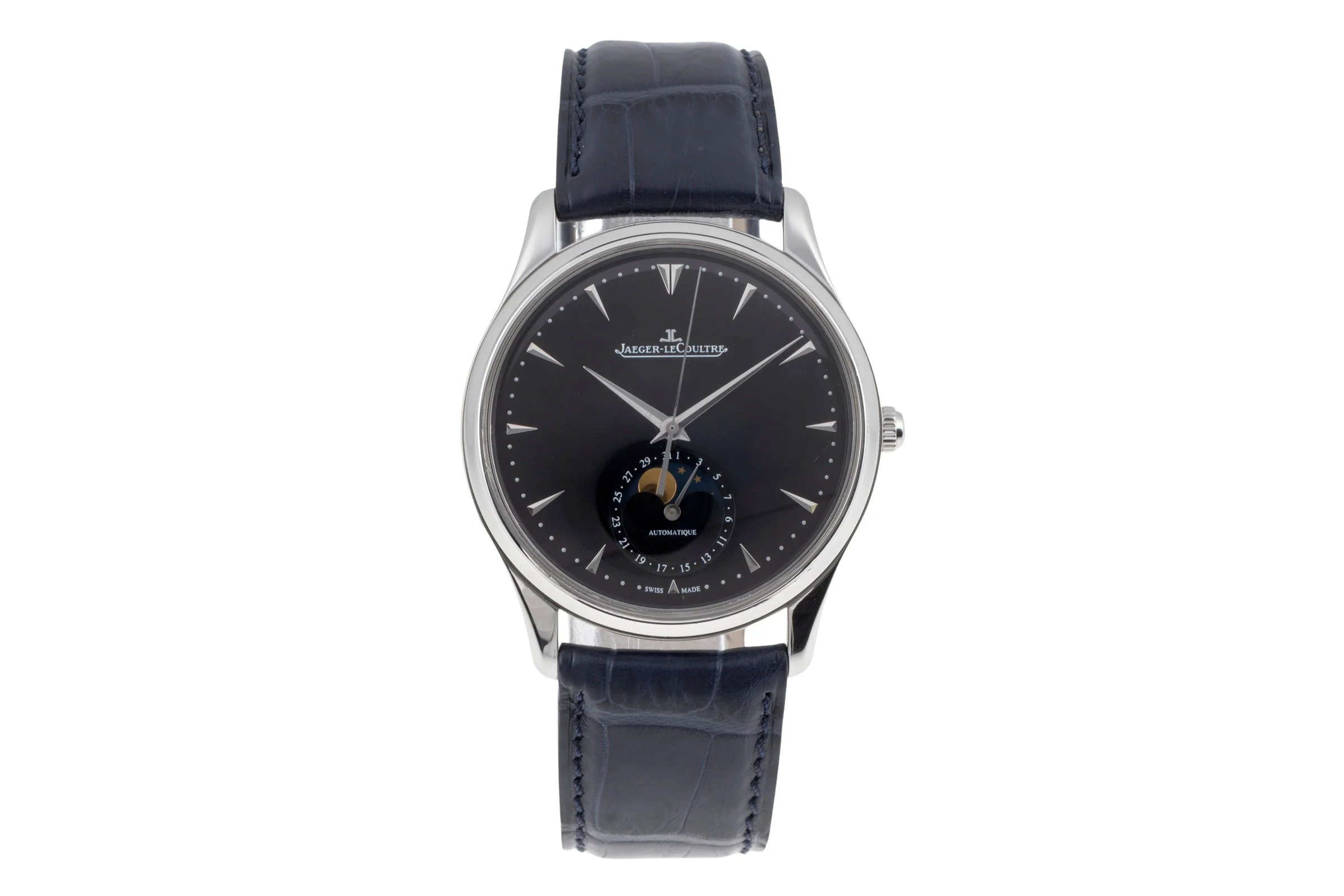 Jaeger LeCoultre Master Ultra Thin steel automatic men's watch Q1368470 , 176.8.64.S LP: 12500EUR  [2504869]