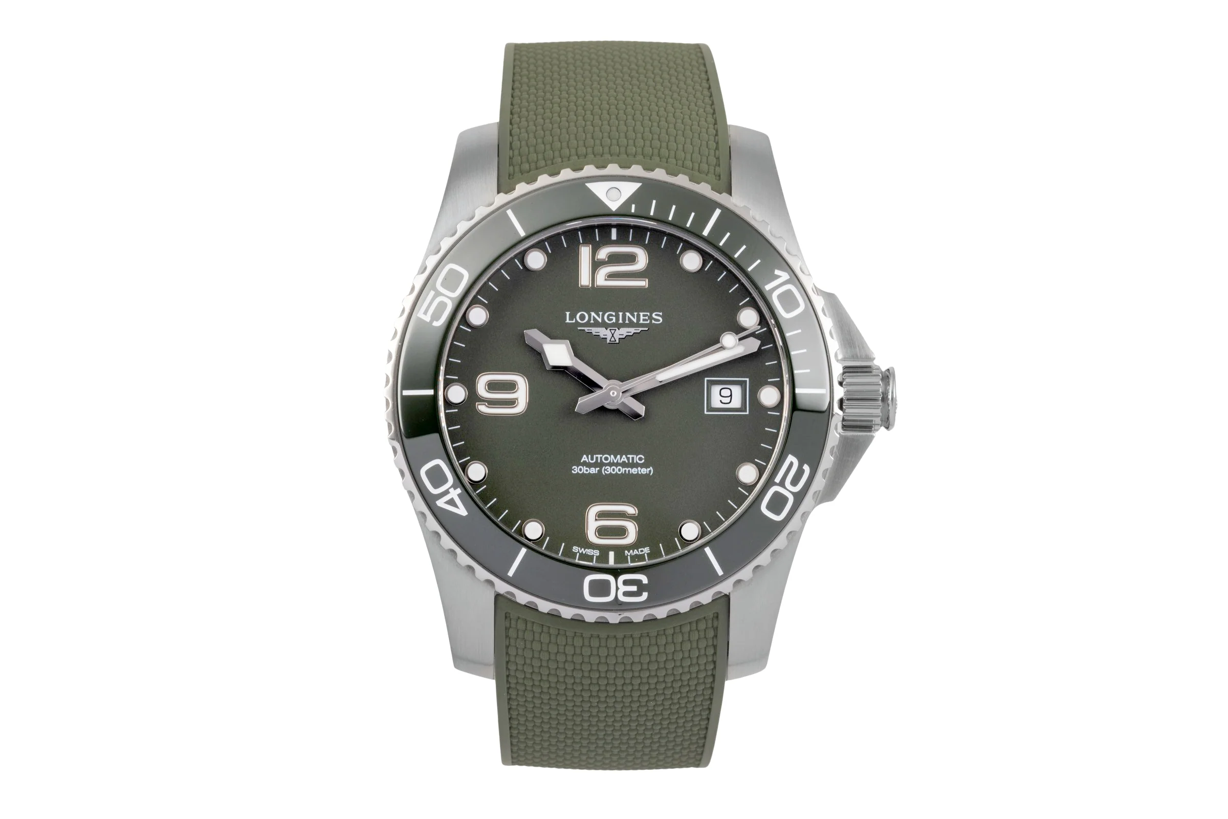 Longines Hydro Conquest steel automatic men's watch L3.781.4.06.9  [2504373]