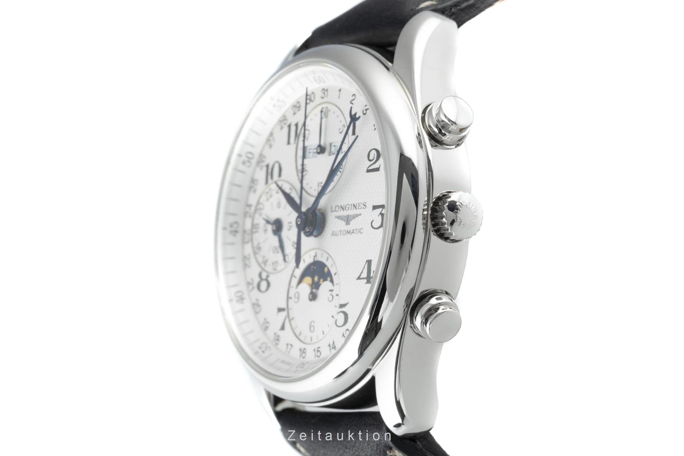 Longines Master Collection chronograph steel automatic men's watch L2.673.4 LP: 3110EUR  [2202734]