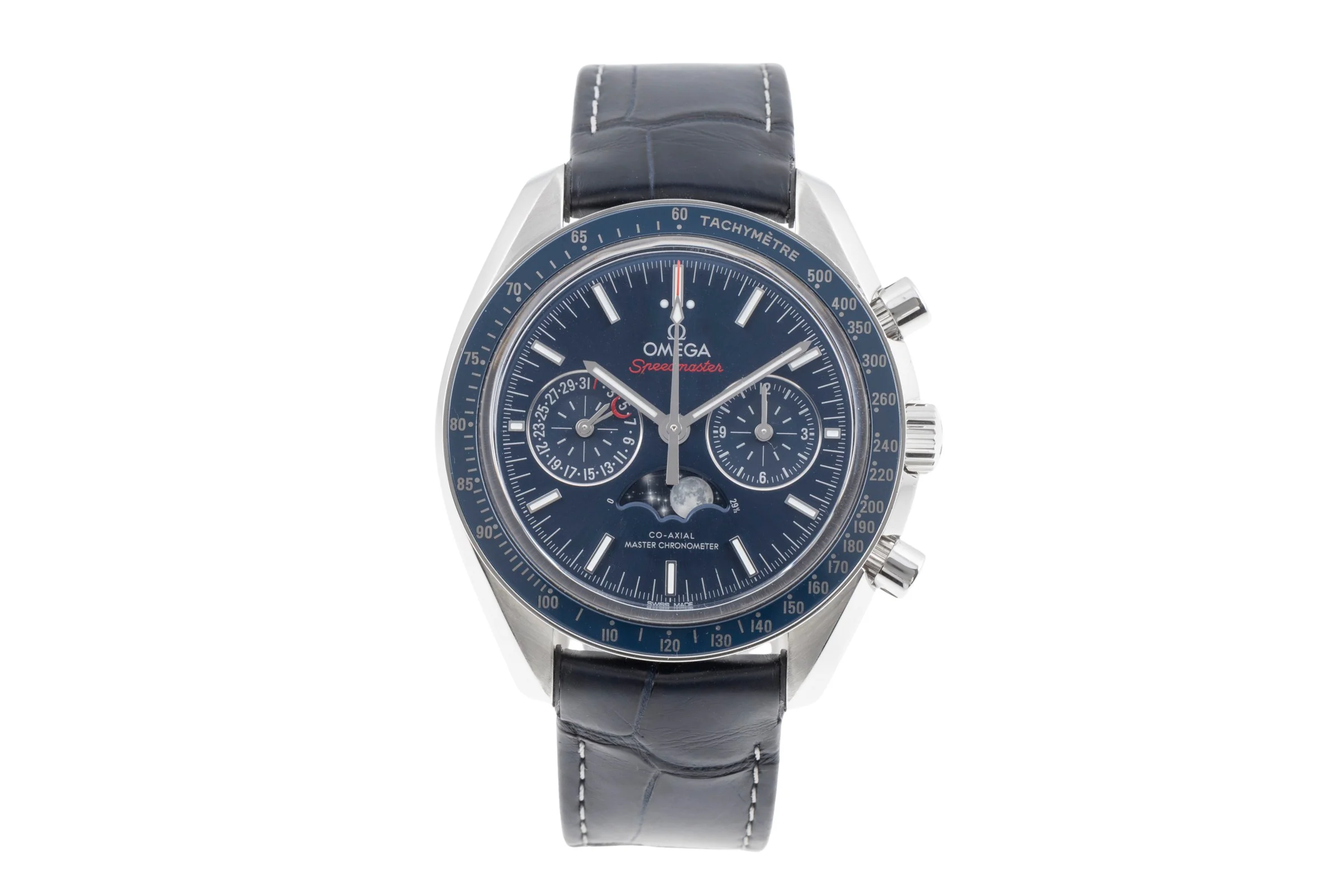 Omega Speedmaster chronograph steel automatic men's watch 304.33.44.52.03.001 LP: 12000EUR  [2504675]