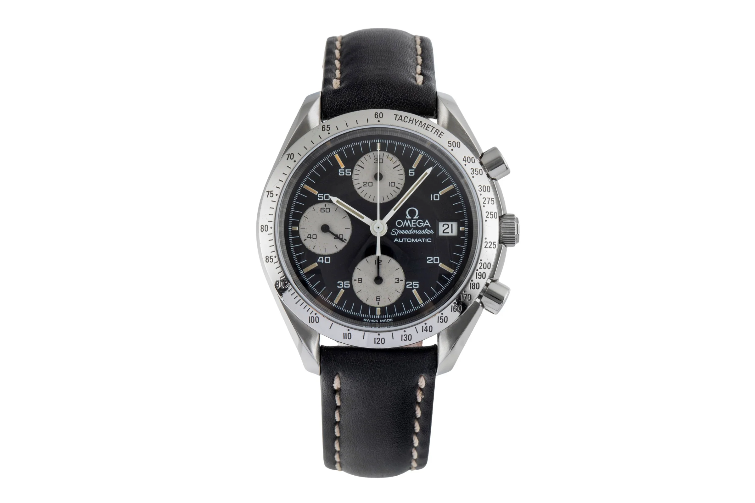 Omega Speedmaster Date chronograph steel automatic men's watch 3511.50.00 LP: 5700EUR  [2503410]