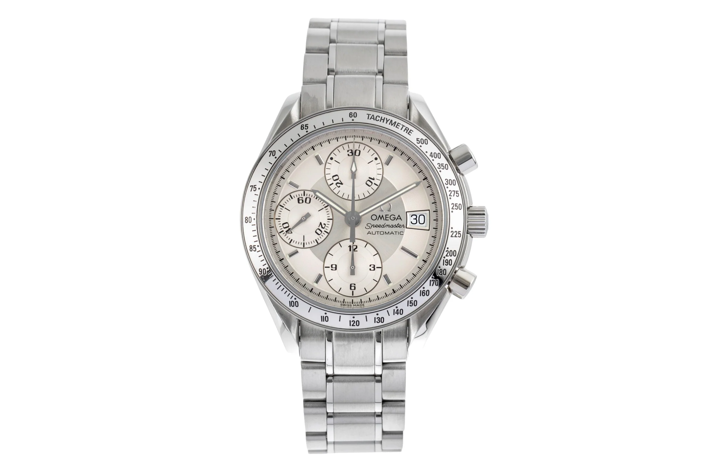 Omega Speedmaster Date chronograph steel automatic men's watch 3513.30.00 LP: 6100EUR  [2503006]