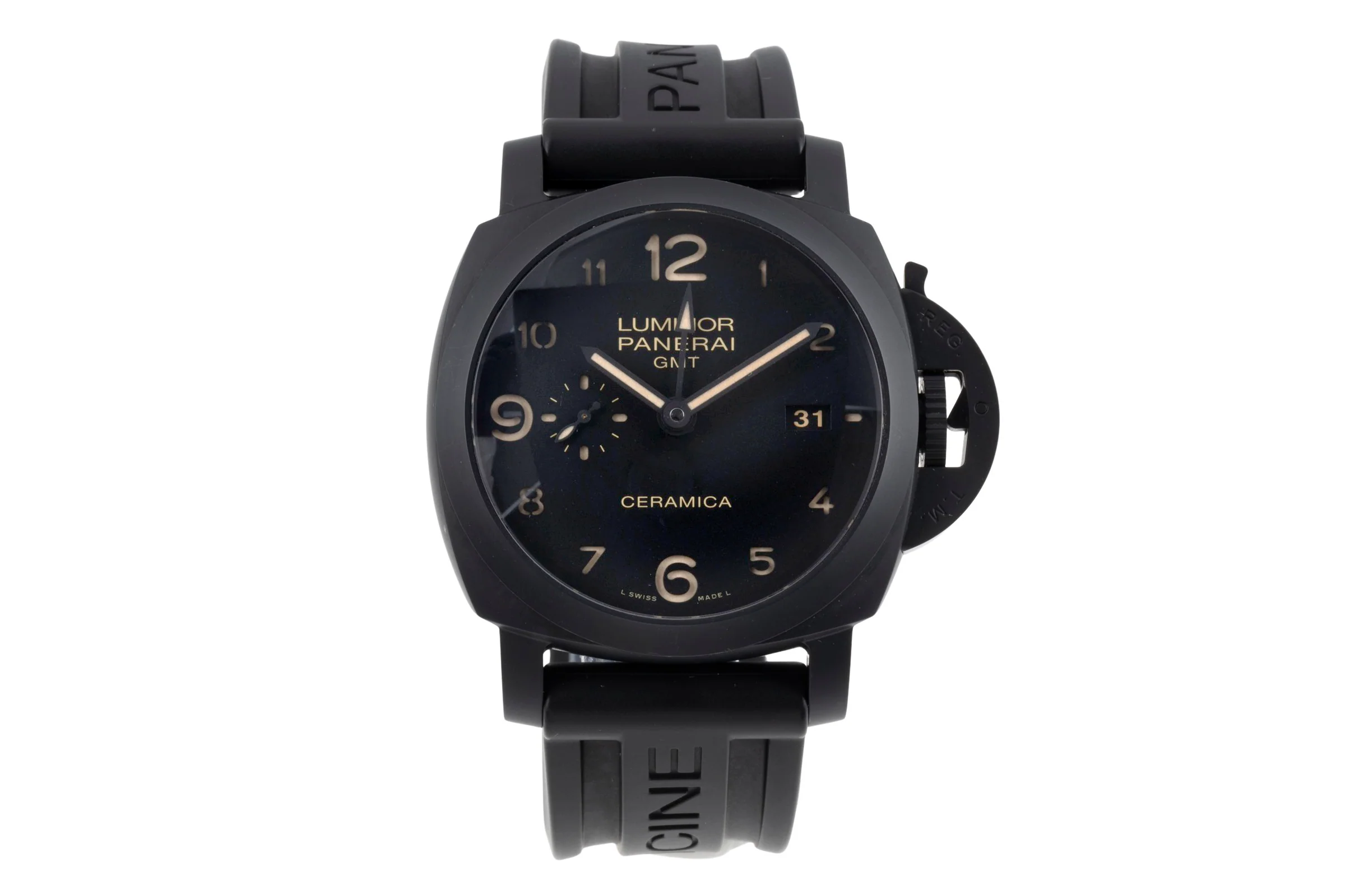 Panerai Luminor GMT ceramic / titanium automatic men's watch PAM00441  [2505528]