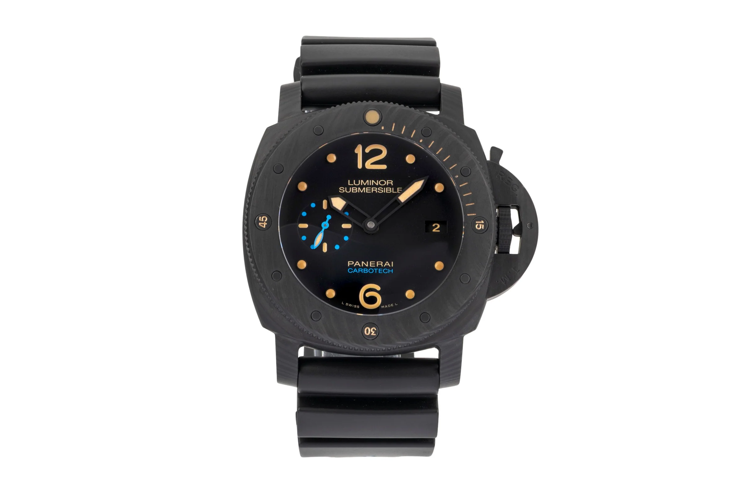 Panerai Submersible carbon automatic men's watch PAM00616  [2502885]