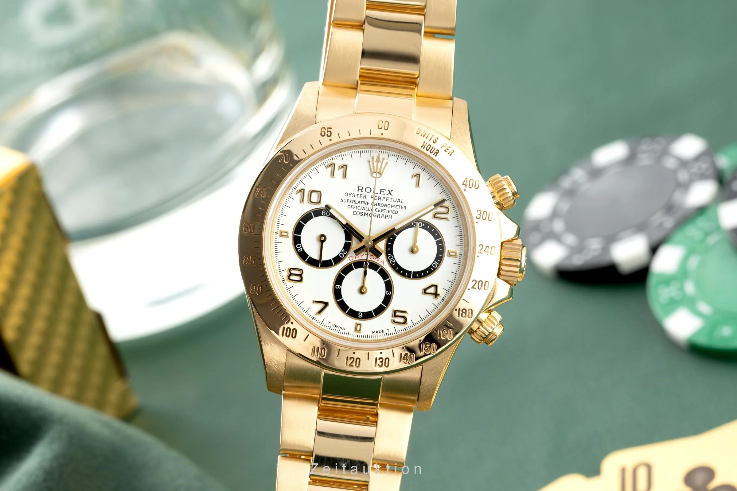 Rolex Daytona chronograph 18 ct gold automatic men's watch 16528  [2200622]