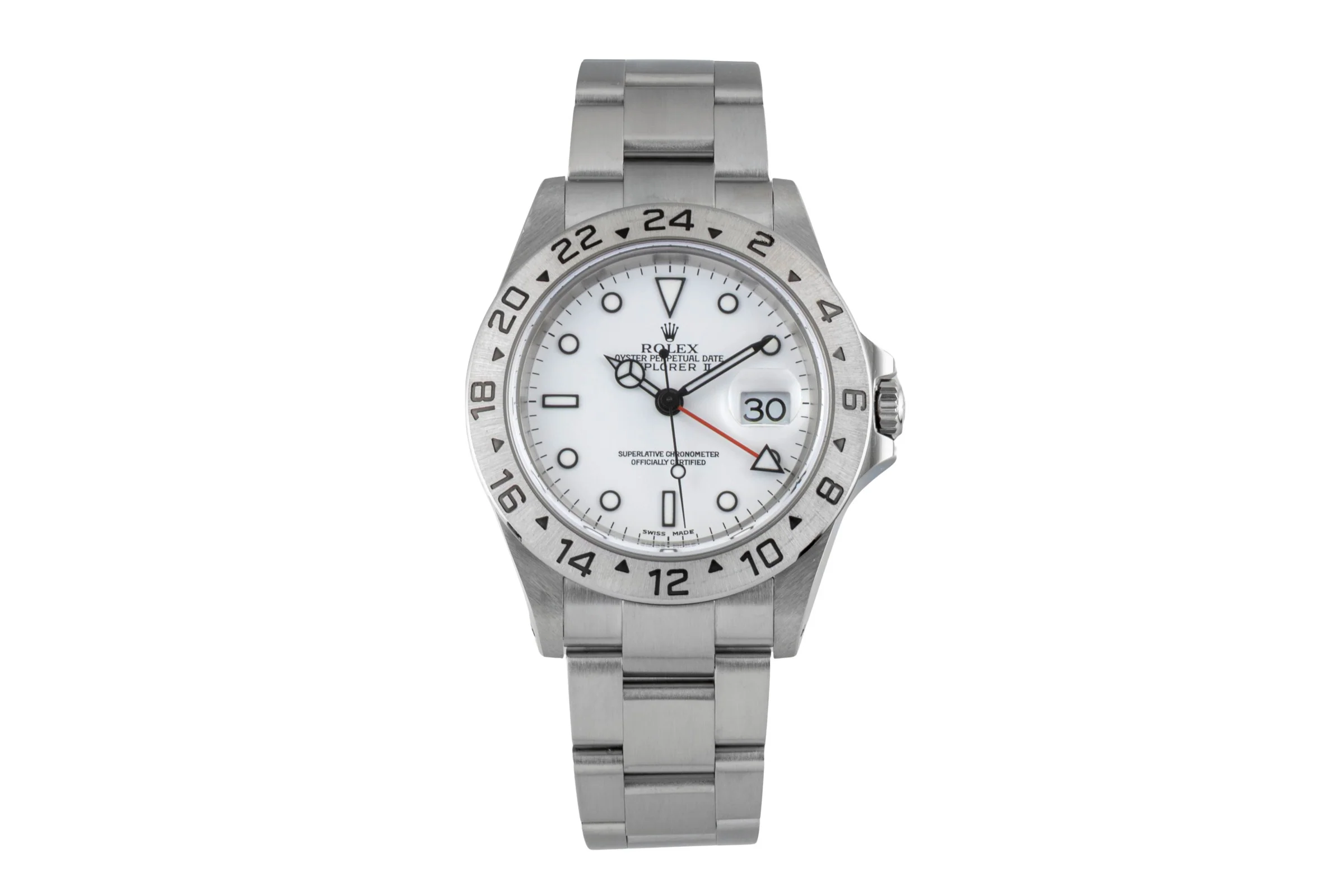 Rolex Explorer II steel automatic men's watch 16570  [2600961]