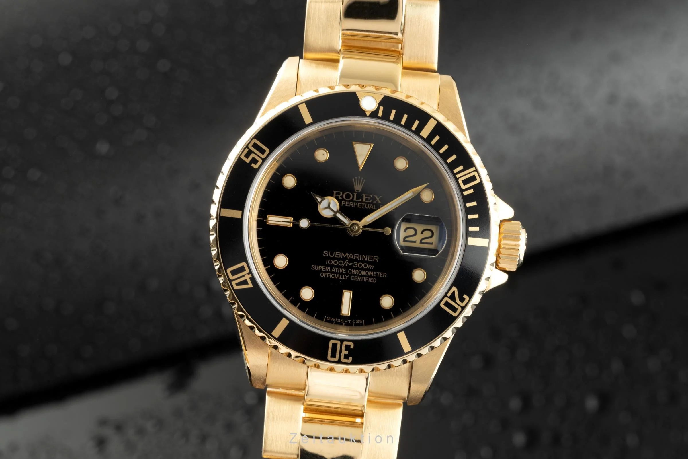 Rolex Submariner 18 ct gold automatic men's watch 16618  [2110993]