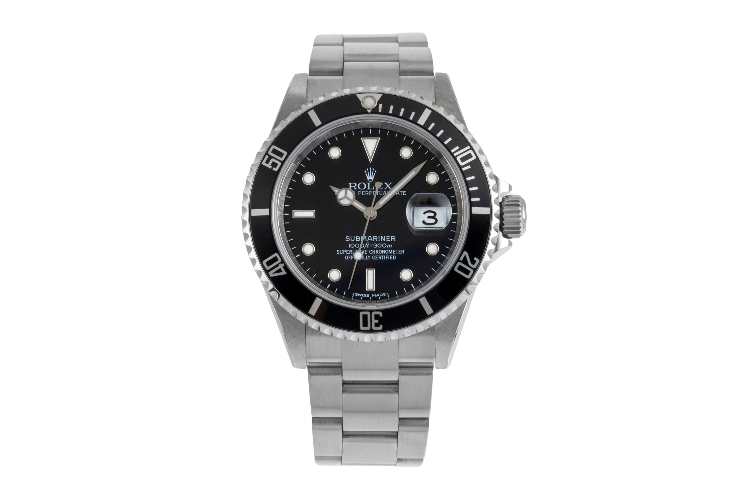 Rolex Submariner steel automatic men's watch 16610T  [2504864]