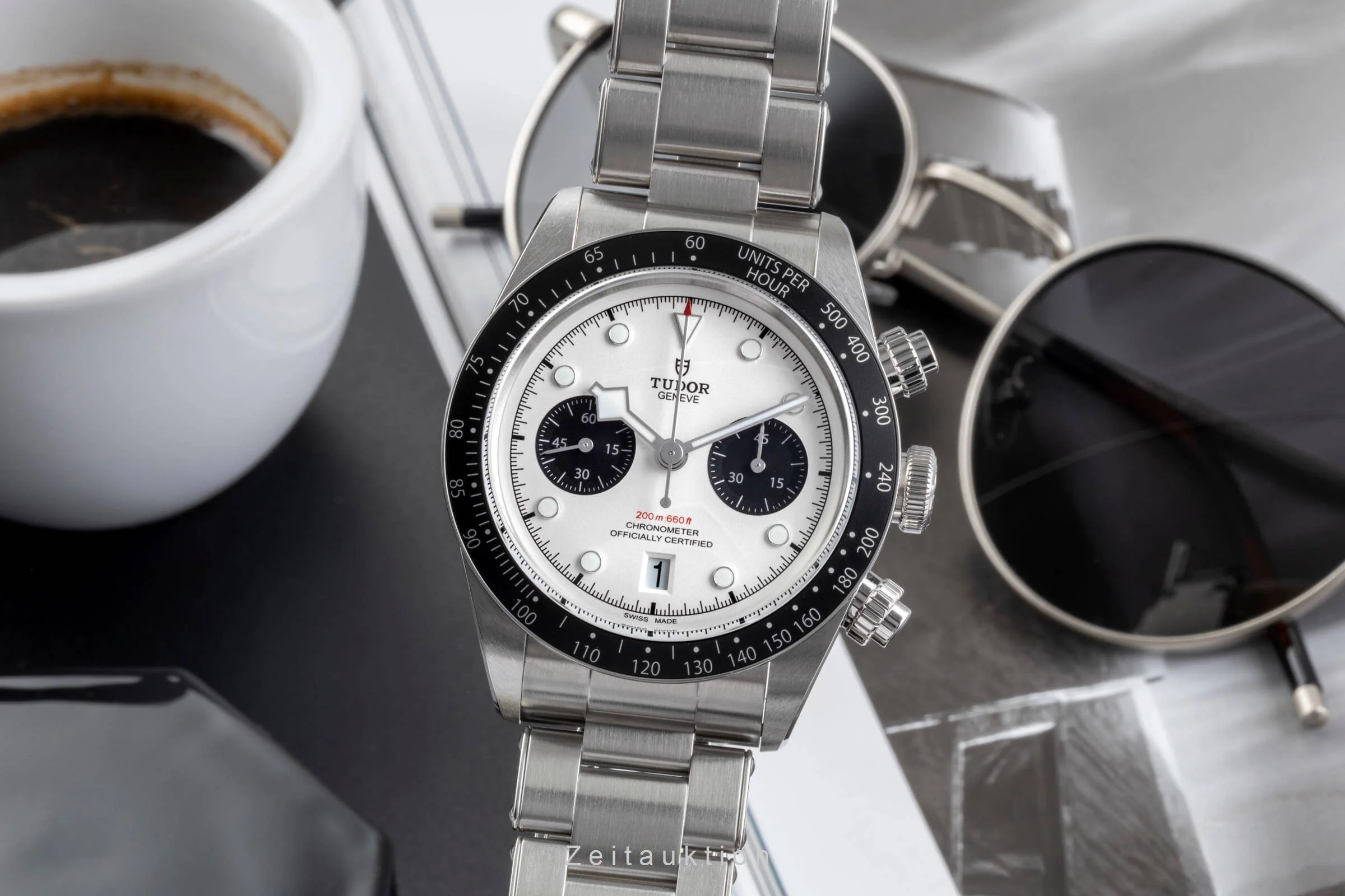 Tudor Black Bay chronograph steel automatic men's watch 79360N-0002 LP: 5760EUR  [2502352]